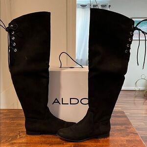 Aldo Women's Over the Knee Black Boots